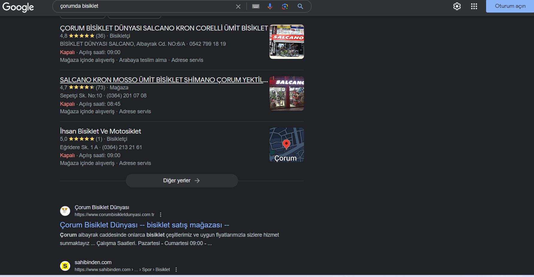 googlede ilk sırada çıkma